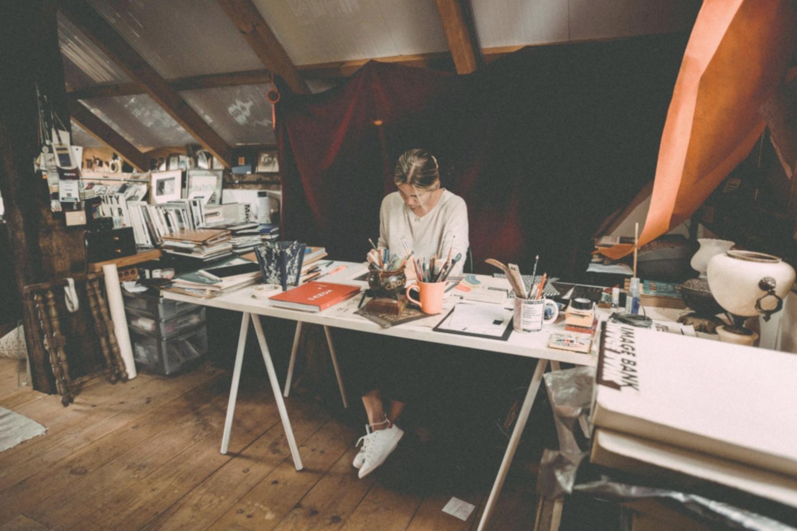 Kreative Arbeitsatmosphäre im sihlegoplint Atelier
